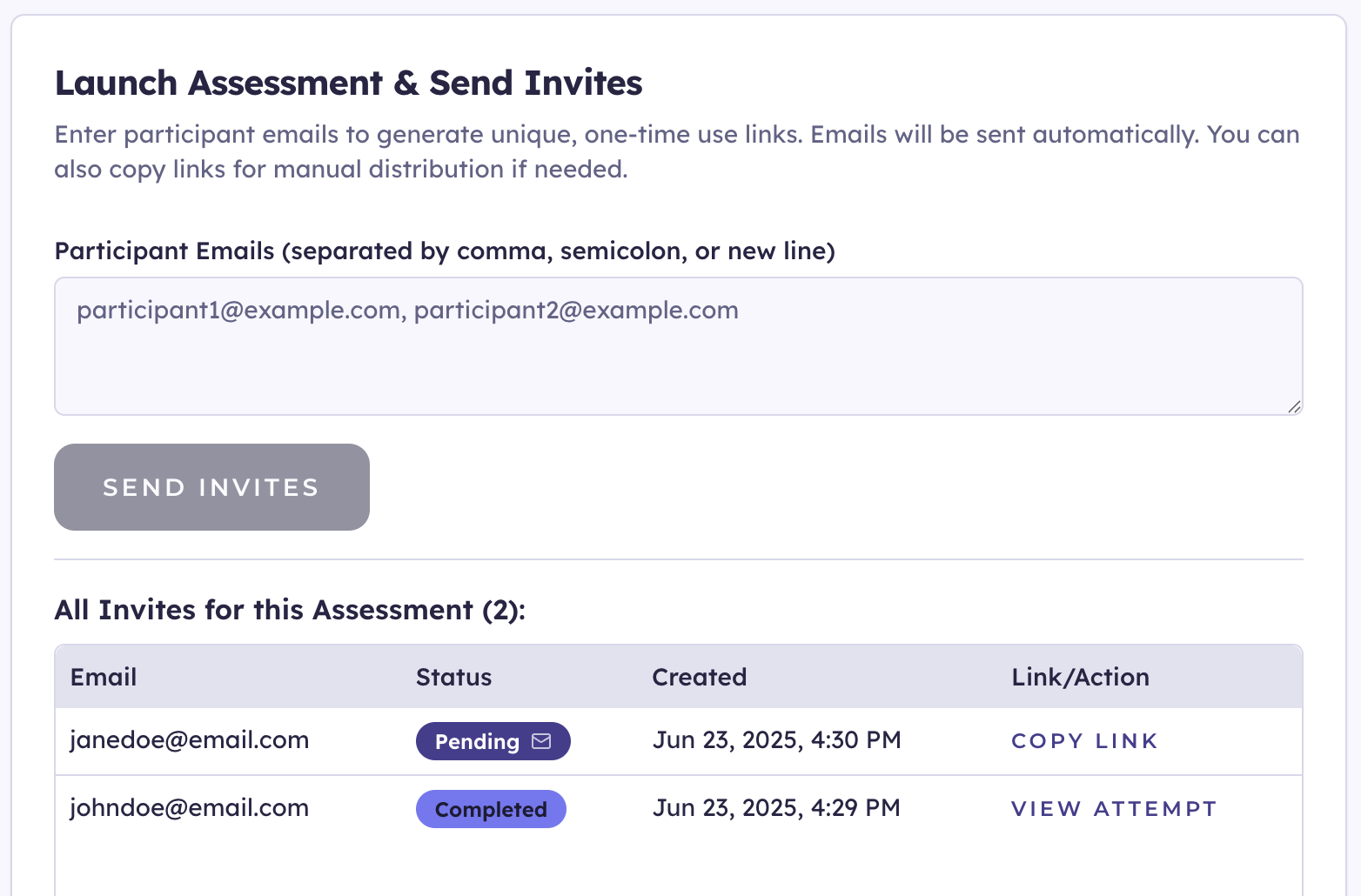 Secure, One-Time Access with Assessment Launch